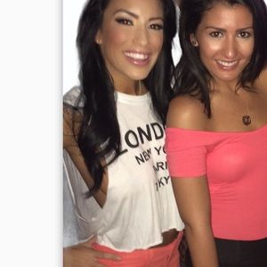 white side boob London tee shirt